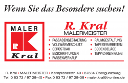 Malerbetrieb Kral in Obergünzburg